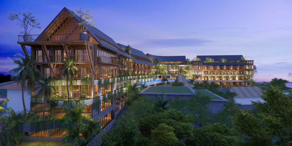 Architecture for CROSS Bali Uluwatu is by Piter Gan, described by Cube Bali as integrating modern elegance with local sensibilities.