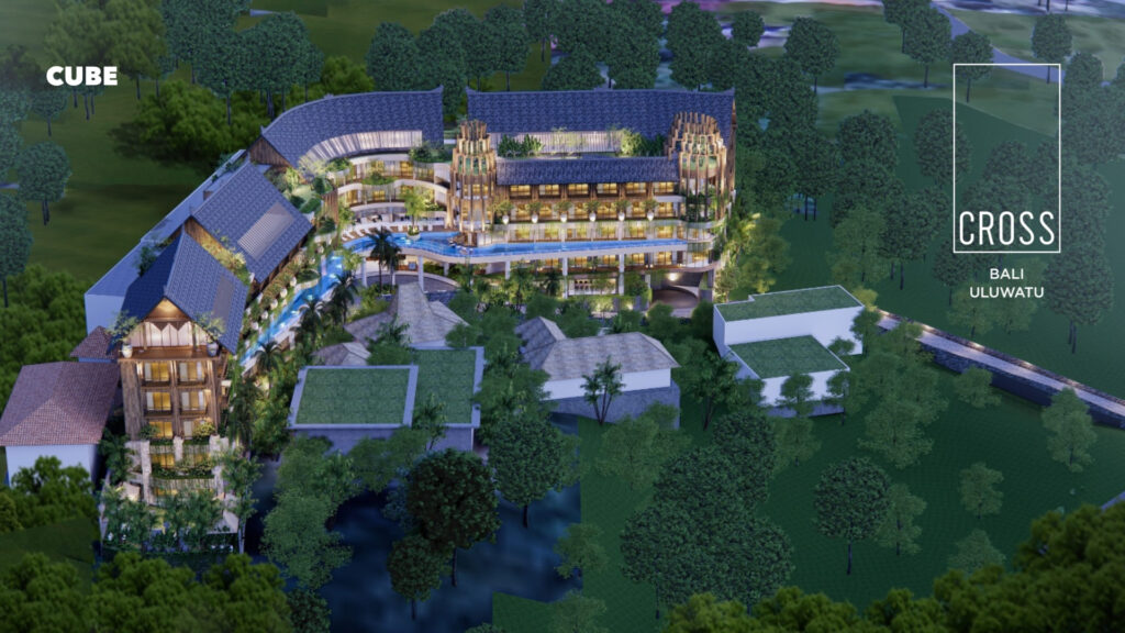 CROSS Bali Uluwatu, developed by Cube Bali (PT The Cube Group) under a Hotel Management Agreement with Cross Hotels & Resorts
