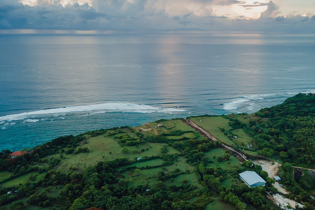 Land near cliff